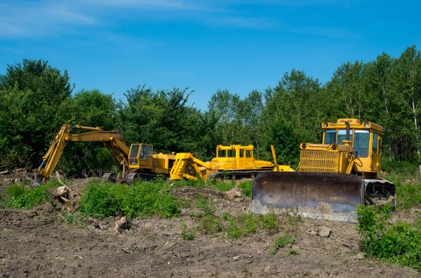 Bulldozer Clearing in Post Falls